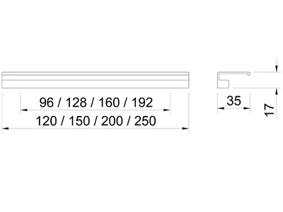 Forest BÚTORFOGANTYÚ A016-160 160 ALUMÍNIUM - 10007653080