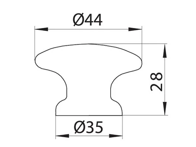 Forest BÚTORFOGANTYÚ S 87-44 GOMB PÁCOLT TÖLGY - 10008006000