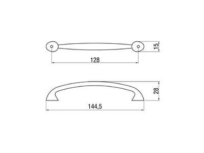 Forest BÚTORFOGANTYÚ G 980-128 128 NIKKEL - 10008105600
