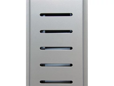 Forest IRODAI ASZTALLÁB BETÉT TOKYO 582mm RAL9006 CSÍKOS LYUKAS ALUMÍNIUM - 10010410380