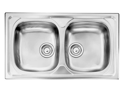Forest CM MOSOGATÓ UNIVERSAL 2 MEDENCE 860x500mm ACÉL - 10012130510