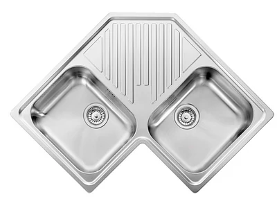 Forest CM MOSOGATÓ ILARIA 2 MEDENCE SAROK 830x830mm ACÉL - 10012130800