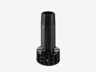 Forest MŰANYAG SZEKRÉNYLÁB 450/120 T2 LÁB TALP NÉLKÜLI 120 mm FEKETE - 10014101345