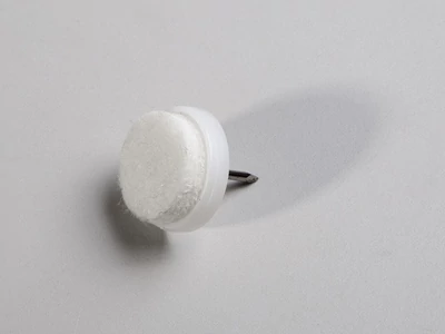 Forest PADLÓVÉDŐ CSÚSZTATÓSZEG 24mm SZEGGEL FEHÉR - 10015506000