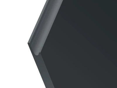 Forest PET MAGASFÉNYŰ "J" PROFIL 425 HG SZÜRKE 2800x1210x19mm - 10100140020