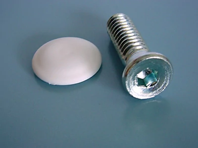 Forest MŰANYAG SZEKRÉNYLÁB CSAVAR TAKARÓSAPKÁVAL ÁTM.10 × 37 mm HORGANYZOTT-FEHÉR - 10114100199