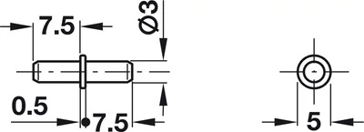 282.43.914 Polctartó fém 3/3 mm