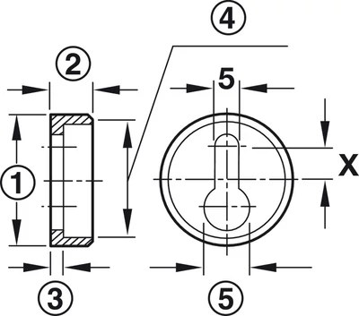 290.51.720 Keretfüggesztő  20x10mm fehér műanyag
