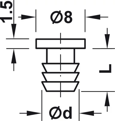 356.20.421 Ajtó koppanás gátló