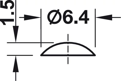 356.27.410 Ajtó koppanás gátló DB005 6