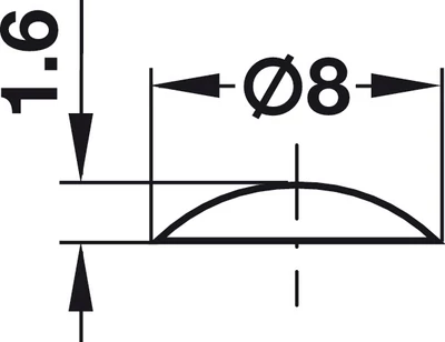 356.27.411 Ajtó koppanás gátló DB007 8