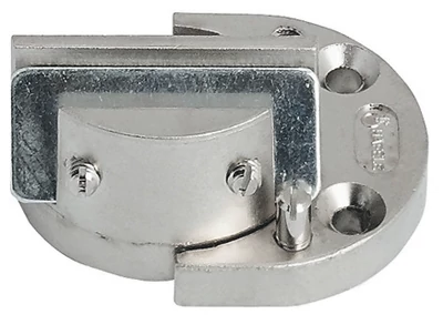 361.49.603 Üvegajtópánt alulra szerelhető, matt króm