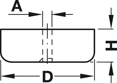 635.80.315 Bútorláb felcsavarozható 45x20mm