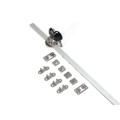BÚTORZÁR HB LOCKS HB-09 KÖZPONTI FIÓKZÁR OLDALRÓL ZÁRHATÓ NIKKEL