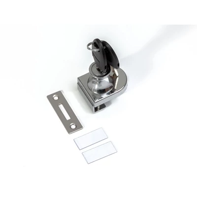 BÚTORZÁR HB LOCKS HB-11 SZIMPLA ÜVEGAJTÓZÁR KRÓM