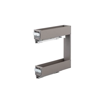 BELSŐ FÉMRÁCS LAMINA ELQGM152SXLGM BALOS OLDALLAPRA SZERELHETŐ 108×467×475mm ANTRACIT