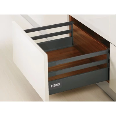 FDS DUPLAFALÚ FÉM FIÓKOLDAL FDS-CLASSIC PO D PUSH OPEN  400mm H210 40kg ANTRACIT