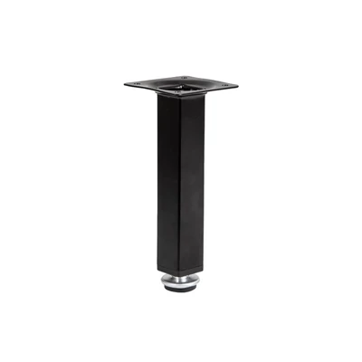 FÉM DESIGN LÁB 19175 25X25X150mm MATT FEKETE
