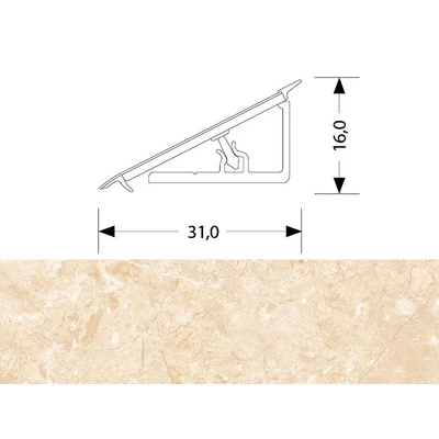 Forest VIZZÁRÓ PL_554U_K212 PA 4,2 fm BEIGE ROYAL MARBLE - 10015721090