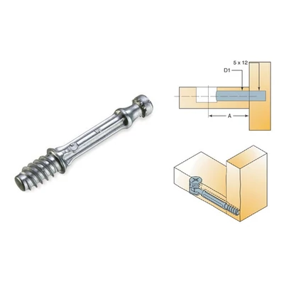 Forest ÖSSZEHÚZÓ EXCENTERSZÁR GYORSSZERELŐS EUR 7x34mm FÉM - 10003315070