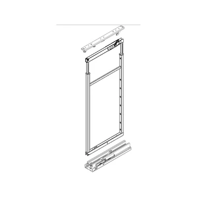 Forest BELSŐ FÉMRÁCS CE1605 120 KG KAMRAPOLC VASALAT 1440/1900x487mm SZÜRKE - 10006206997