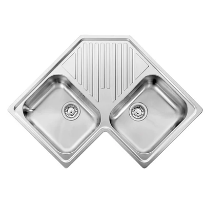 Forest CM MOSOGATÓ ILARIA 2 MEDENCE SAROK 830x830mm ACÉL - 10012130800