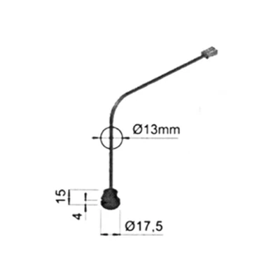 Forest VILÁGÍTÁSTECHNIKAI KIEGÉSZÍTŐ SZENZOR LIMIT 250W, 220-240V FEKETE - 10015609030